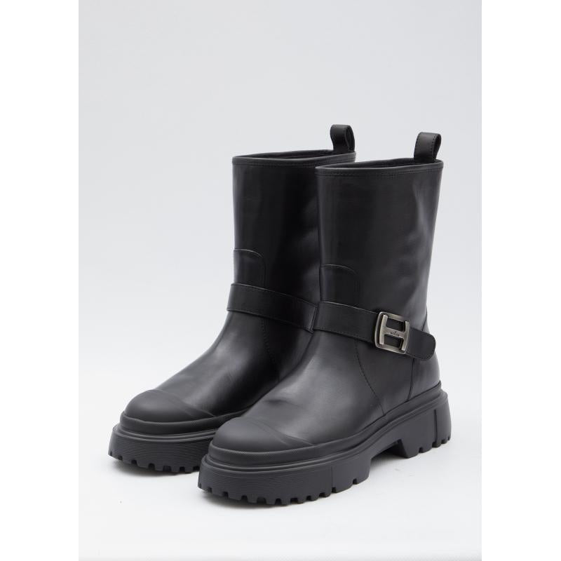HOGAN women's boots BLACK