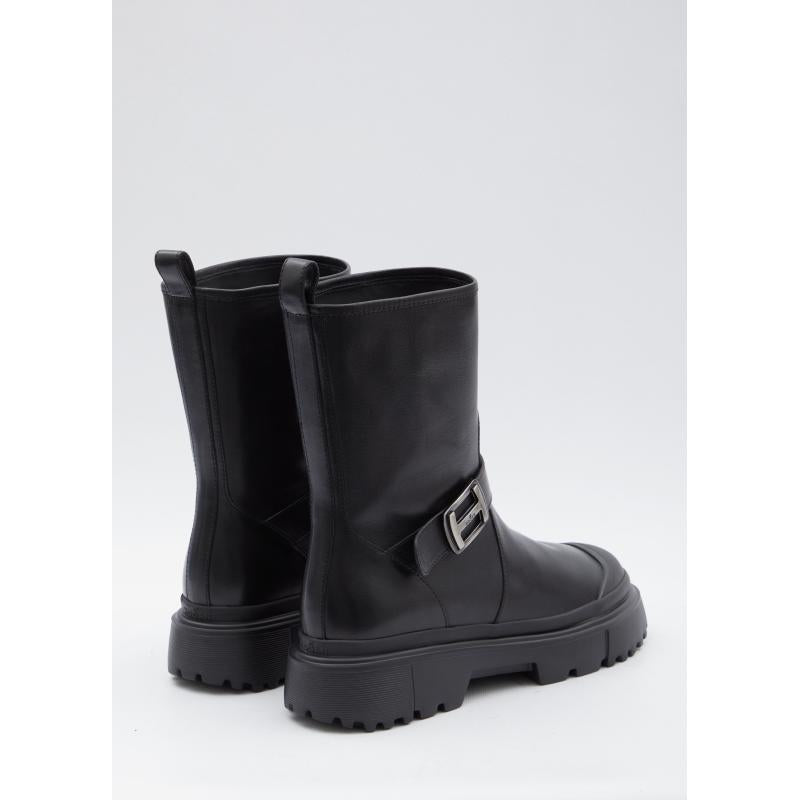 HOGAN women's boots BLACK
