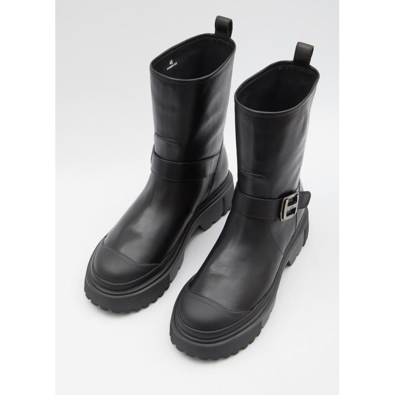 HOGAN women's boots BLACK