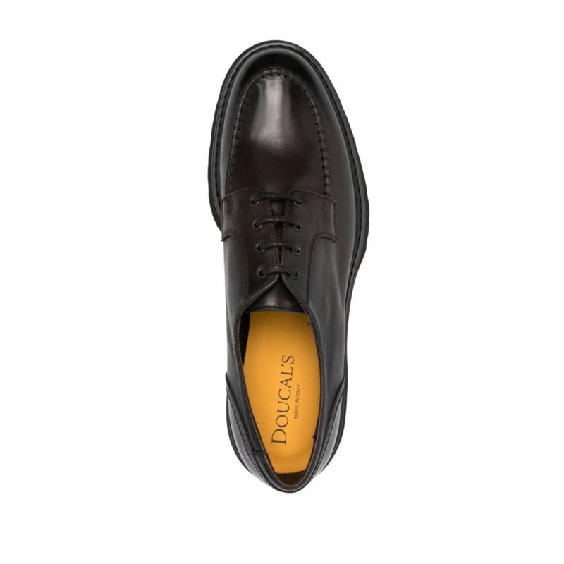 DOUCAL'S men's business casual shoes BROWN DU3365GOTNUF188NM00