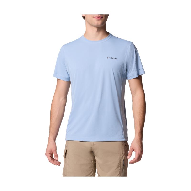 COLUMBIA Men's Outdoor T-shirt BLUE
