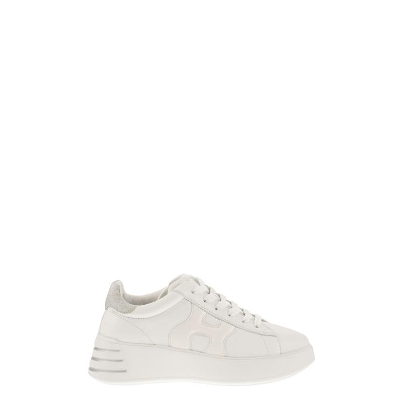 スニーカー HOGAN Women Sneakers HXW5640DN61Q YQ0351 WHITE Sneakers Hogan Rebel WHITE, SILVER for Woman