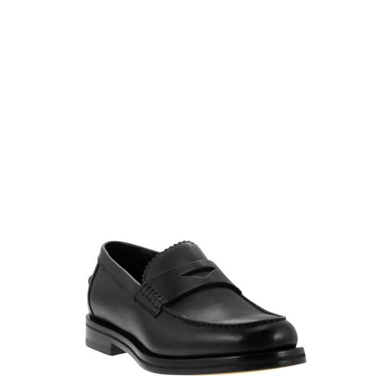 DOUCAL'S men's business casual shoes BLACK DU3241BOGAUF159NN00