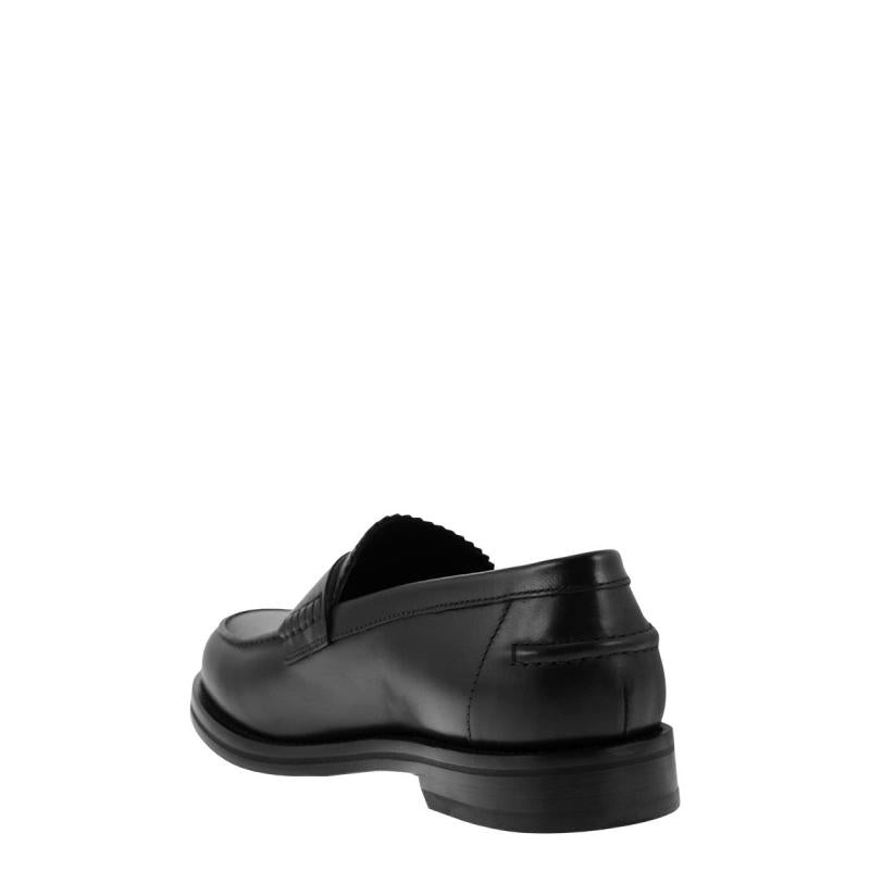 DOUCAL'S men's business casual shoes BLACK DU3241BOGAUF159NN00