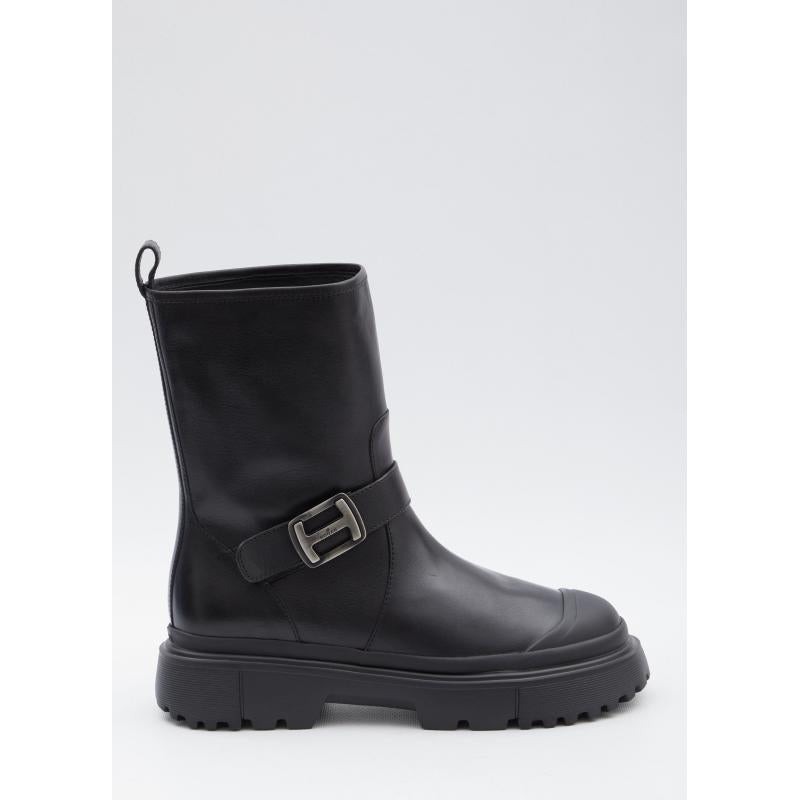 HOGAN women's boots BLACK