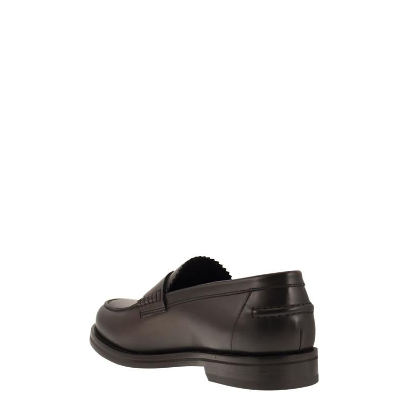 DOUCAL'S men's business casual shoes BROWN DU3241BOGAUF159TM29