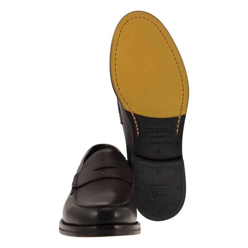 DOUCAL'S men's business casual shoes BROWN DU3241BOGAUF159TM29