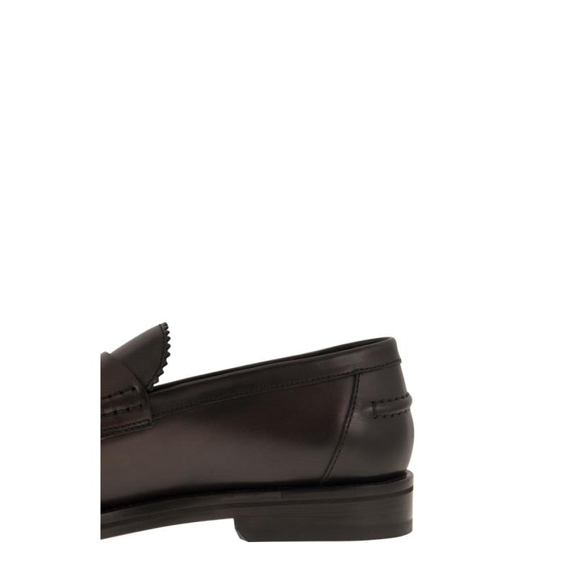 DOUCAL'S men's business casual shoes BROWN DU3241BOGAUF159TM29