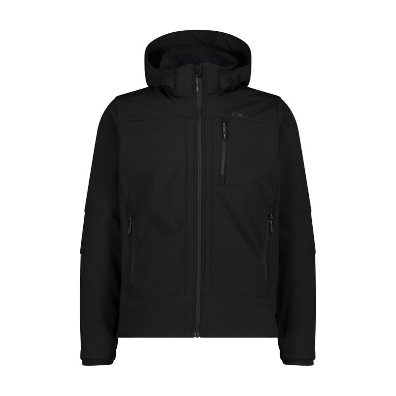 CMP Men's soft shell clothing BLACK