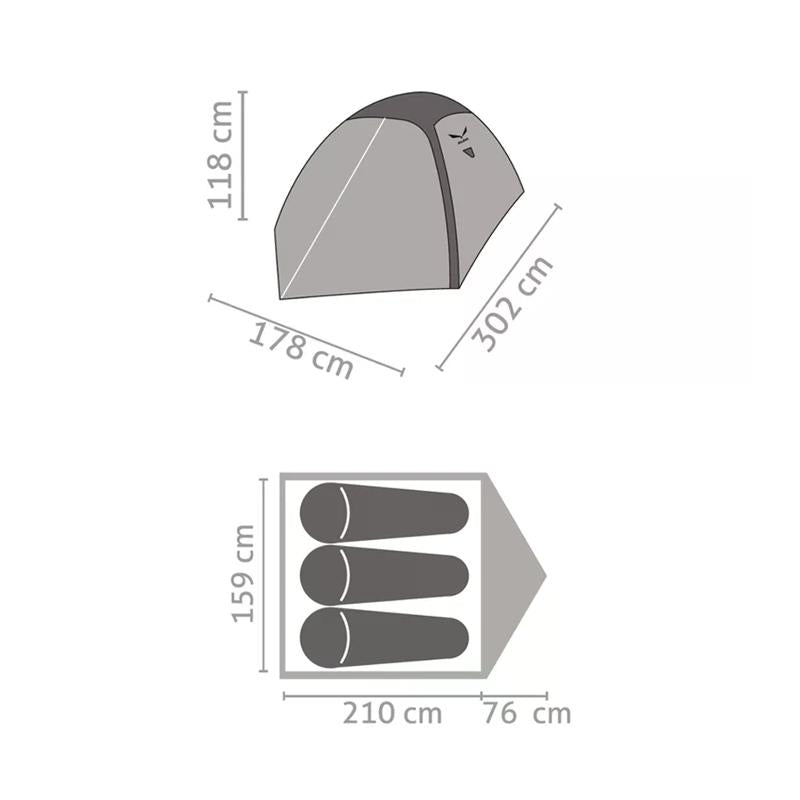 SALEWA Tent/Mat GREEN