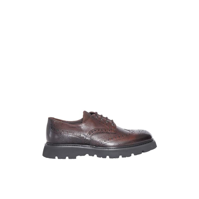 DOUCAL'S men's business dress shoes BROWN DU3225GOTNPF745NM02