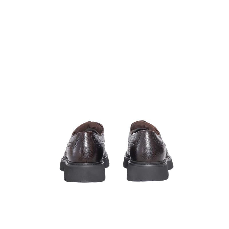 DOUCAL'S men's business dress shoes BROWN DU3225GOTNPF745NM02