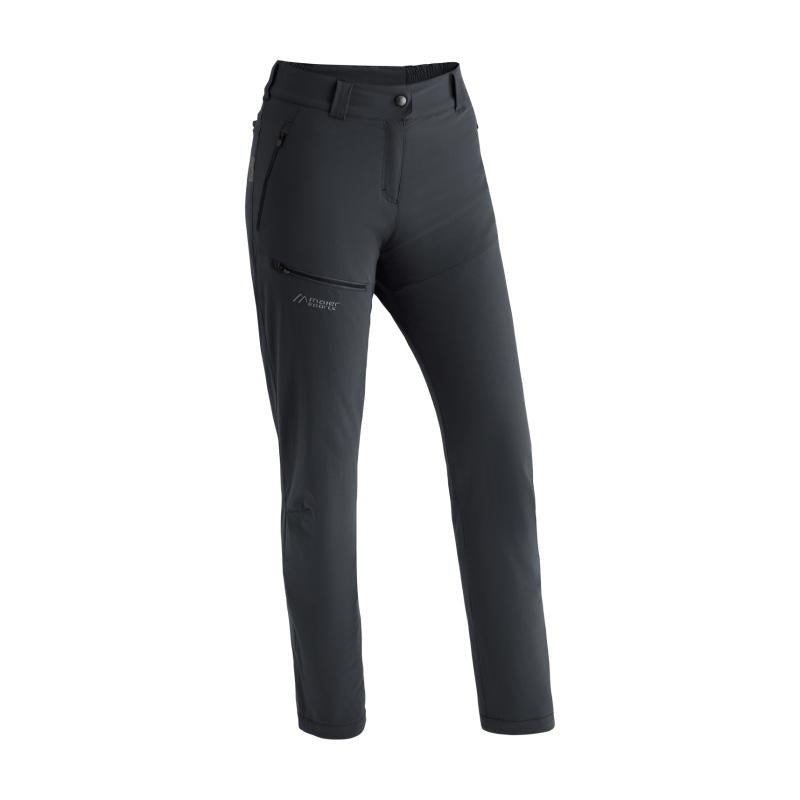 MAIER SPORTS Women's soft shell pants BLACK