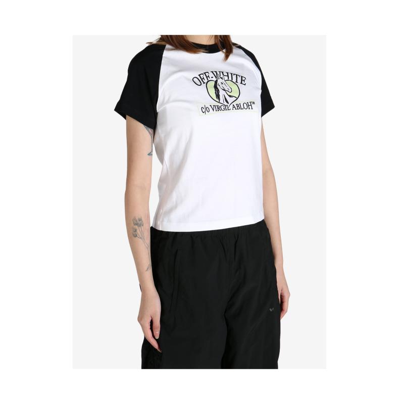 OFF-WHITE women's T-shirt DECOR
