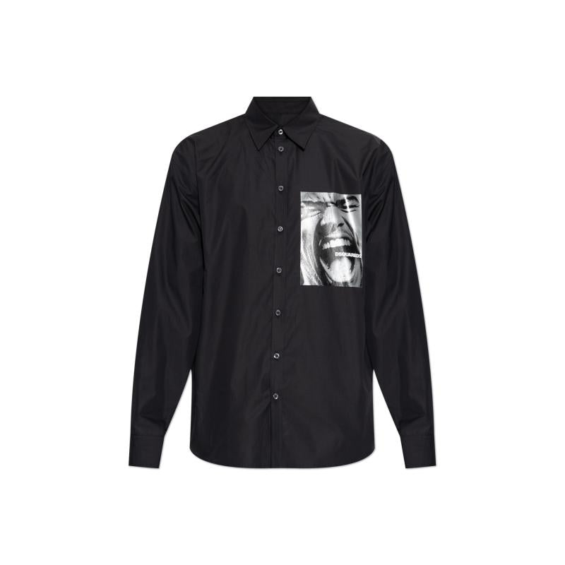 DSQUARED2 men's Shirt BLACK