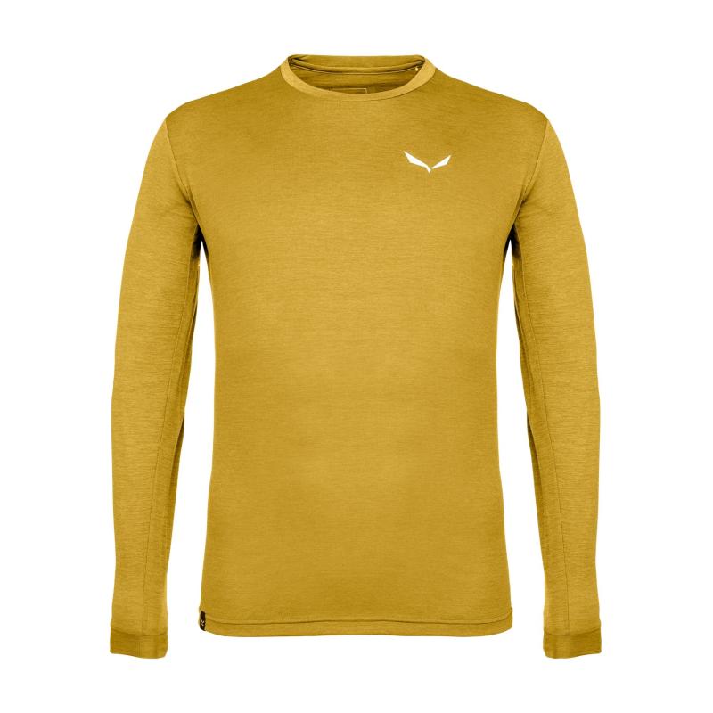 SALEWA Men's Outdoor T-shirt YELLOW